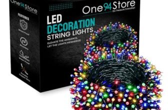 One94Store LED Pixel String Light Pack of 1 – 36 Ft Copper Wire Fairy Lights, Bright Multicolor Decorative Lights for Diwali Decoration, Home Décor, Pooja, Festival, Christmas, Wedding & Party
