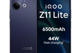 iQOO Z11 Lite 44W 5G (Midnight Blue, 4GB RAM, 64GB Storage)