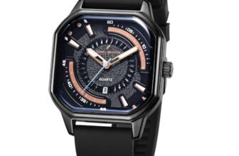 Daniel Hechter Paris Rivoli Collection Modern Analog Watch for Men with Octagon Dial and Silicon Band-DHM1003