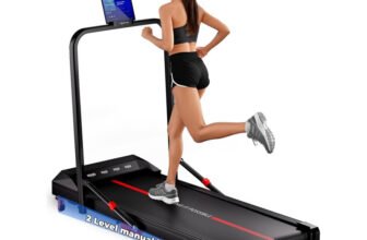 Lifelong 4.5HP Walking Pad Treadmill for Home | Max Speed 10 km/h & LED Display Treadmill (Max Weight:110 kg)