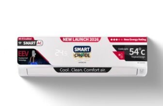 Hitachi 1.5 Ton 3 Star, New star rated, Inverter Split AC(Copper, Wi-Fi, Smart View Display, 4 Way Swing,RAS.D318PCD2BM, White)