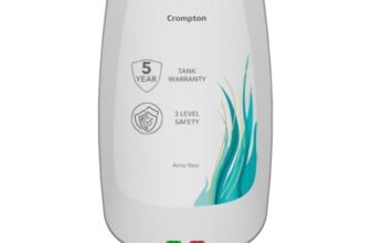 Crompton Arno Neo 5 Litre Instant Water Heater | 3 kW Heating Element | Food Grade SS Tank | 6 Bar Pressure Rated | Advanced 3-Level Safety | 5 Years Tank Warranty
