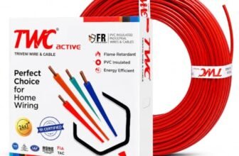 TWC Active Red 2.5 SQMM 180 METER | Copper Wire | HRFR (Heat Resistant Flame Retardant) Lead-Free Cable | Low Smoke Halogen-Free Wire for Home & Industrial Electrical Wiring