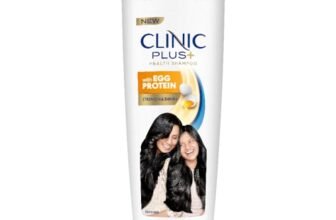 Clinic Plus Strength & Shine Shampoo with Egg Protein for Strength, Shine and Smoothness, 355 ml