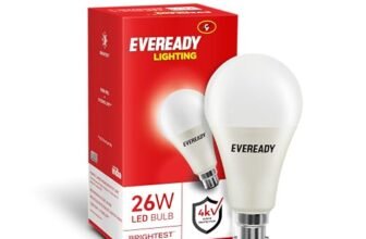 EVEREADY 26W LED Bulb, 65K Lumen, 4KV Surge Protection