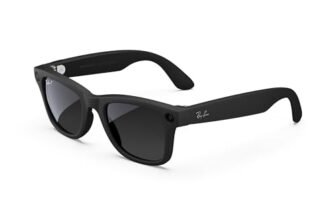 Ray-Ban | Meta Wayfarer (Gen 1) Large – Matte Black, Polarised Gradient Graphite Lenses
