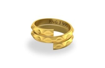 PNG Jewellers 0.5 gram Vedhani Gold Ring 24 kt (995)