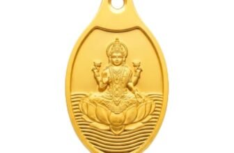PMJ 24KT (999.9) Gold Coin pendant 1 Gram for Dhanteras, Diwali, Wedding & Birthday Gifting