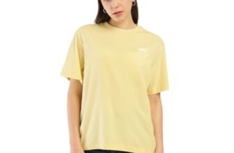 Women’s Solid Oversized Polo T-Shirt