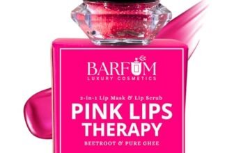 Pink Lips Therapy: 2-in-1 Lip Balm & Exfoliating Scrub – Darkness Treatment for Smokers Pigmented Lips with Beetroot Extracts & Pure Ghee – Brightening Lip Care for Men & Women, 4g