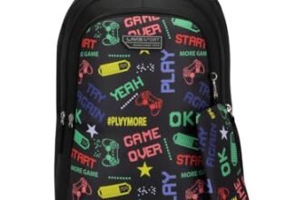 Lavie Sport Play 36L Black Backpack | Fits Upto 15 Inch Laptop | Organizer & Bottle Holder |Pencil Pouch | Gift for Men, Women, Boys, Girls | Laptop Sleeve for School & College