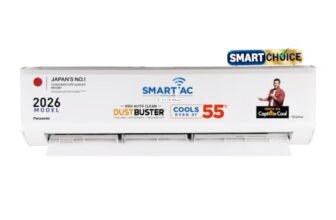 Panasonic 1.5 Ton 5 Star Premium Wi-Fi Inverter Smart Split AC (Matter/MirAIe, AI, DustBuster, 55°C Oper., Copper Condenser, 8in1 Convertible, 4-Way, PM0.1 Filter, CS/CU-NU18BKY5WX, 2026 Model, White)