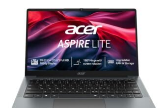 Acer Aspire Lite Metal,AMD Ryzen 3 7330U, 8 GB DDR4 RAM/512 GB SSD, 15.6″ FHD IPS Display, Win 11Home, Steel Grey, 1.65 Kg, AL15-42, Backlit Keyboard, Thin & Light Laptop