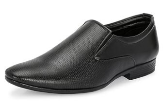 Centrino Black Formal Shoe for Mens 64044