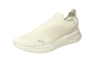 PUMA | Evoflex Slip-on Running Shoes | Warm White-Rose Mauve-Cool Weather | 3UK