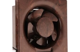 RR Signature Vento Deluxe 150 MM Exhaust Fan For Bathroom, Kitchen with Strong Air Suction, Rust Proof Body and Dust Protection Shutters (Marble Brown), 3 Year Warranty