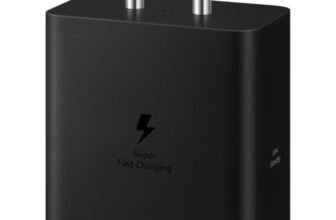 Samsung Original 60W Power Adapter (Black), GaN Fast Charging, USB Power Delivery 3.1, Universal Compatibility (Without Cable)