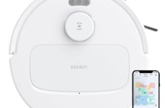 ECOVACS DEEBOT N30 White 2 in 1 Robot Vacuum Cleaner & Mop, New Launch, 10000 Pa Suction, 5200mAh Battery, Covers 3500+ Sq ft in Single Charge, Zero Tangle 2.0 Technology, Advanced TrueMapping