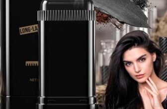 BAYTORA New Hair Color Comb Stick, Waterproof and Sweat-Proof Instant Hair Dye Stick Grey Hair Coverage for Men & Women, Easy Application (BLACK