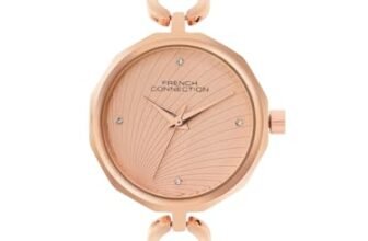 French Connection Soleil Rose Gold Round Dial Womens Analogue Watch FCN069RGM