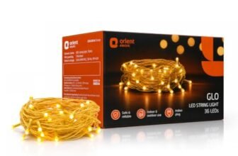 Orient Glo LED 10 m 36 LEDs String Light for Home Decoration | Indoor and Outdoor use | Direct Plug-in | Warm White, Pack of 1