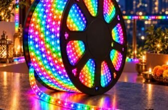 DesiDiya 50M LED Rope Light Multicolor Lights For Decoration | Meter Waterproof Cove Light for Ceiling | LED Pipe Light for Home Decor | Led Strip Lights for Diwali Decoration