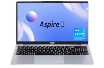 Acer Aspire 3,Intel Core i3-1315U, 16GB DDR4 RAM/512GB SSD, 39.62 cm /15.6″ FHD IPS Display, Win 11Home, Silver, 1.7 Kg, A325-53, BL Keyboard, Thin & Light Laptop