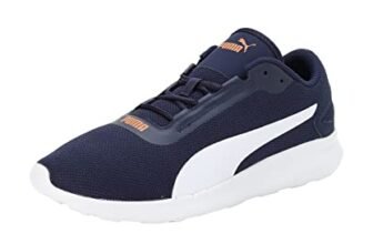 Puma Mens Volant, New Navy-White-Vibrant Orange, Sneaker – 10UK (39137703)