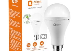 Orient Electric 9W Emergency LED Bulb| Rechargeable LED Light| 2 Hours Battery Backup| Up to 4 kV Surge Protection| 6500K, Cool White| B22d Base| Made in India| Pack of 1