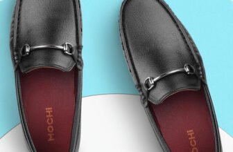 MOCHI Loafers For Men(Black , 8)