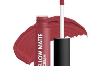 Colors Queen Mellow Matte Lip Cream, Long Wear Liquid Matte Lipstick, Velvety Soft Finish, Weightless Formula, Long Lasting Lipstick for Women (04 – No Doubts)