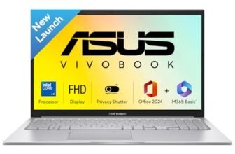 ASUS Vivobook 15 (2026),Intel Core 3 100U,(i3-14th Gen),Intel iGPU,8GB RAM,512GB SSD,FHD,15.6″(39.6 cm),Windows 11,M365 Basic(1Y),Office 2024,Cool Silver,1.7 Kg,X1504VAP-IN005WS,Thin & Light Laptop