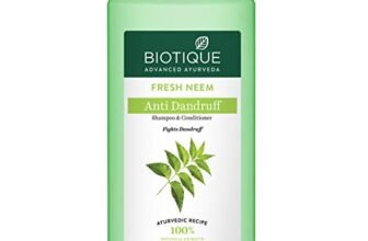 Biotique Fresh Neem Anti Dandruff Shampoo and Conditioner | Controls Dandruff | Eliminates Dryness, Flaking, and Itching | Hair Looks Fresh and Lustrous |Suitable for All Skin Types | 340ml