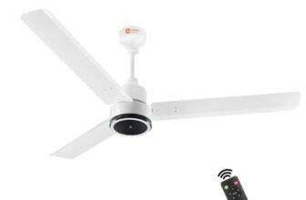 Orient Electric 1200 mm Zeno BLDC | BLDC energy saving ceiling fan with Remote |BEE 5-star rated | Saves up to 50% on electricity bills | 3-year warranty by Orient | White, pack of 1