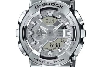 Casio G-Shock GM-110D-8ADR Analog-Digital Silver Dial Men (G1687)