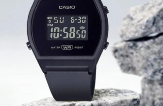 CASIO LW-204-1BDF Vintage Black Dial Black Resin Strap Digital Watch  – For Men & Women