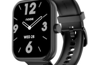 Noise New Launch ColorFit Pulse Air Smartwatch with BT Calling, 1.85″ TFT Display, Lightweight 45g Design, Heart Rate & Step Tracking, Multi-Sport Modes, Find My Phone, Water Resistant (Jet Black)