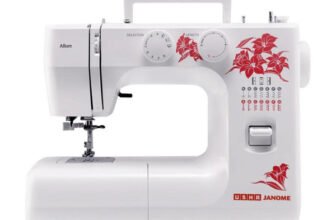 USHA Allure DLX Electric Sewing Machine 21 built-in stitches 860 SPM 2 Year Warranty White