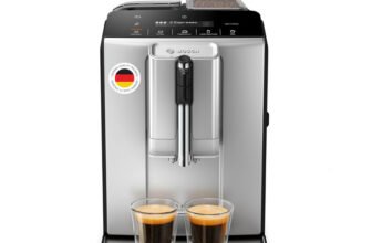 BOSCH TIE20301IN VeroCafe Series 2 Fully Automatic 20 Cups Coffee Maker(Silk Sliver)