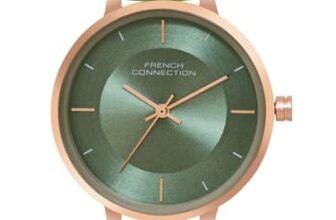 French Connection Helio Olive Green Round Dial Womens Analogue Watch FCN071NL