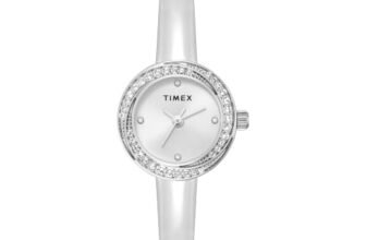 TIMEX Round 24mm Silver Dial Analog Women Watch – TWEL30300