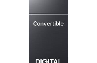 Samsung 236 L Frost Free Double Door 3 Star Refrigerator  with Convertible, Digital Inverter, 2026 Model(BLACK DOI, RT40H28U3FHL)