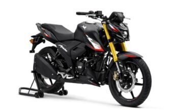 TVS Apache RTR 160 4V PL 2CH USD TFT OBDIIB Matte Black Ex-Showroom Booking