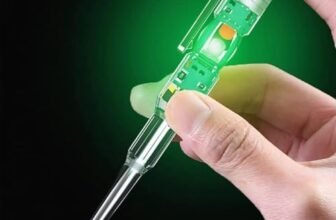 AROSHNAY High-Brightness Intelligent Voltage Tester Pen – Multi-function LED Test Pen with Screwdriver for Electric Power Testing, Voltage Tester Detector.