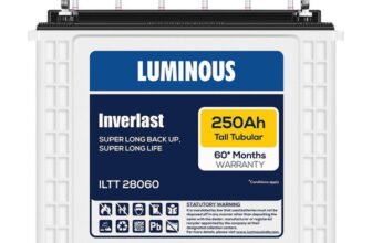 LUMINOUS 60 Months Warranty Tubular Inverter Battery(250 Ah, ILTT28060)