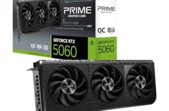 ASUS Prime GeForce RTX 5060 8GB GDDR7 OC Edition Video Card PRIME-RTX5060-O8G