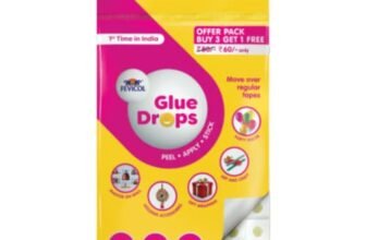 Pidilite Fevicol Glue Drops for Instant and Non Messy, Easy to Use. Just Peel, Apply and Stick 3 + 1 Carton Pack
