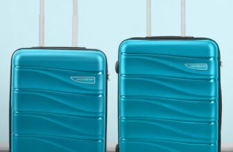 ARISTOCRAT Olympus Set of 2 (Small 55cm | Medium 66cm) – Trolley Bag Cabin & Check-in Set 8 Wheels – 26 Inch