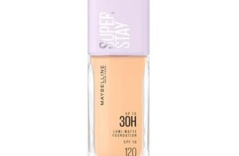 Maybelline New York Super Stay Lumi Matte Liquid Foundation, 120 | 30 HR Long Lasting yet Lightweight, 35ml
