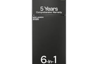 Godrej 272L 2 Star| 5 Years Comprehensive Warranty| New Launch| 6-in-1 Freezer Convertible| 95%+ Food Surface Disinfection| Frost Free Refrigerator (RF EON 294BN RCIF GP ST, Graphite Steel)